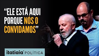 LULA INTERROMPE VAIAS AO VICEGOVERNADOR DE MG quotESTÁ AQUI PORQUE NÓS CONVIDAMOSquot [upl. by Ydarb]