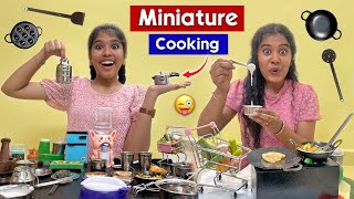 🔥MINIATURE COOKING Challenge with Akka🧑🏼‍🍳  Fun Overloaded😜  Ammu Times [upl. by Weeks]