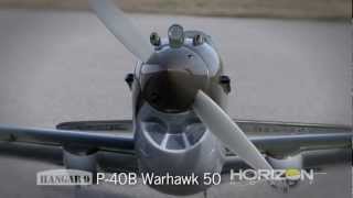 Hangar 9 P40B Warhawk von Horizon Hobby [upl. by Ellehcan]