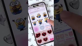 Minions sticker wallpaperiscreen theme wallpaper widget lockscreen homescreenminions gru [upl. by Eenafit369]