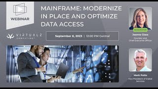 Mainframe Modernize In Place and Optimize Data Access Webinar [upl. by Skinner735]