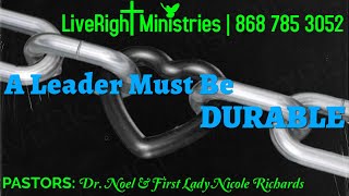 The Spiritual Gift of Leadership A Leader Must Be Durable with Dr Noel Richards [upl. by Eniamerej139]