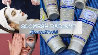 GLOMESH RADIANT DIAMOND FACIAL SKIN BRIGHTENING FACIAL lifewithhijab April 18 2023 [upl. by Nivlak]