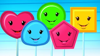 Five Little Lollipop Counting Song and Learning Video for Kids [upl. by Yotal]