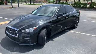 2018 Infinity Q50 Red Sport 400 AWD ReviewPOV Test Drive Very Fast 🔥🔥🔥 [upl. by Devondra]