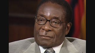 2001 60 Minutes interview with Zimbabwes Robert Mugabe [upl. by Ymeon]