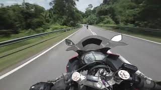 Karak BTIC Weekend Ride ft R25 Z800 CBR 650R Sym 185  bloopers sikit Dji osmo action 3 [upl. by Notsgnik217]