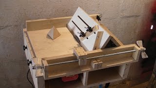 Homemade Table Saw Sledge  Part 4  Jig to build Tetrahedrons and Pyramids [upl. by Alameda]