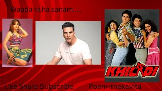 Khiladi Movie Song waada raha sanam 90ssongs akshaykumar ayeshajulka wadarahasanam lovesongs [upl. by Freberg187]