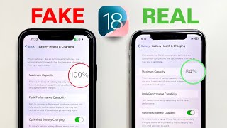 How to Check iPhone Real Battery Health on iOS 18 [upl. by Cirdla382]