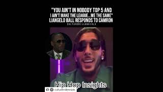 Liangelo BALL Fires Back At Camron Saying Theyre On The SAME Level [upl. by Inalawi223]