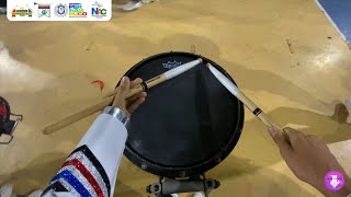 Vette Drumline Cadence  Snare Drum Cam Eudes Neto  Banda Marcial Máster Maurício de Nassau 2024 [upl. by Ahsurej545]