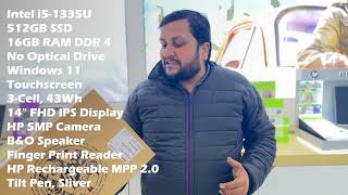 HP Pavilion x360 2024 Core i5 13th Gen 14ek1074TU Unboxing amp Detailed Review Hindi [upl. by Aridan]