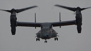 Compilation of V22 Osprey Takeoff amp Landing LOUD [upl. by Ydnor]