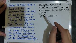 Extremum point  Continuous functions video 10 [upl. by Burnett]