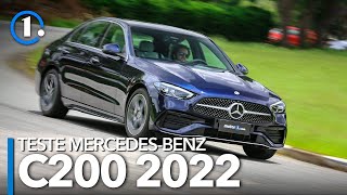 MERCEDESBENZ C200 15 EQBOOST 2022 OS DETALHES E COMO ANDA O SEDÃ DE R 350 MIL  Motor1com [upl. by Viehmann459]