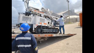 Micropiling Rig CMV MK 600 M in Export Process to Guatemala [upl. by Ardnait111]