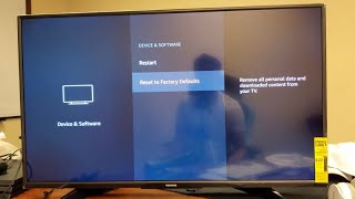 Toshiba Smart TV Fire TV Edition How to Factory Reset Back to Original Default Settings [upl. by Hinda]