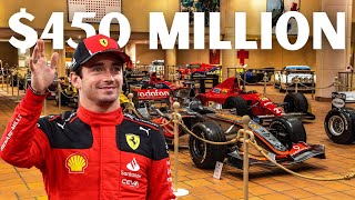 Inside Charles Leclerc 450 Million F1 Car Collection  Charles Leclerc Car Collection [upl. by Ycnaffit413]