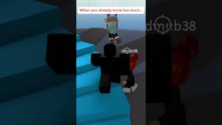 When you already know too much robloxswearingupdateroblox funny robloxfyp robloxgames game [upl. by Boni]