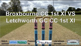 Broxbourne CC 1st XI VS Letchworth Garden City CC 1st XI [upl. by Marquardt579]