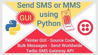 How to Send SMS Using Python  Twilio SMS API [upl. by Feenah]