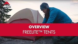 MSR Freelite™ Tent Series Overview [upl. by Arraek563]