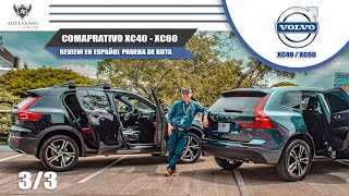 Comparativo Volvo XC40 vs XC60  Prueba de ruta  Artesanos Car Club [upl. by Jegger179]