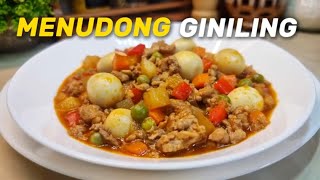 Menudong Giniling Filipino Ground Pork Stew [upl. by Lewis]