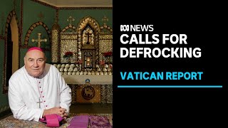 Calls to defrock Bishop Christopher Saunders following Vatican report  ABC News [upl. by Assillem]