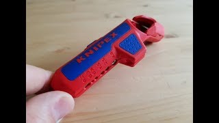 Test pince ErgoStrip KNIPEX [upl. by Anovad]