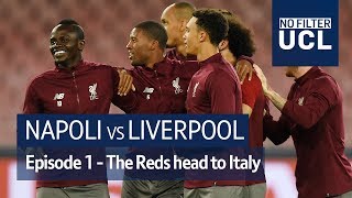 Napoli v Liverpool  Salah Milner Klopp head to Naples for their Champions League showdown [upl. by Fougere]