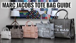 MARC JACOBS THE TOTE BAG COMPARISON  Micro Mini Medium Large XL ProsCons  Mod Shots [upl. by Aratnahs231]