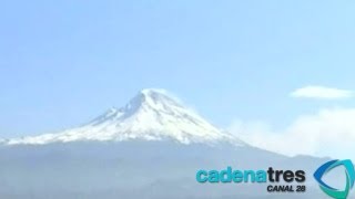 Morelos permanece alerta por fumarolas del Popocatépetl GDF mantiene monitoreo del volcán [upl. by Buffy]