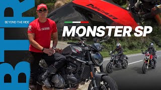 2023 Ducati Monster SP Review  A Different Monster [upl. by Nylarej]