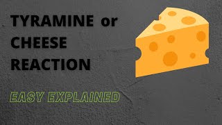 TYRAMINE or CHEESE REACTION  Hypertensive Crisis  MOA  Pharmacology  Easy Explained [upl. by Louie]