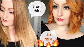 Blonde Locks to Copper Bob  Hair Transformation [upl. by Iarahs]