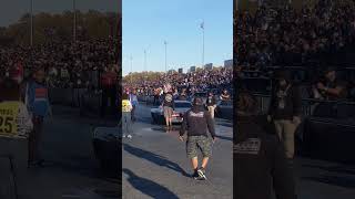 Cleetus McFarland Eagle does a burnout at World Cup Finals [upl. by Ethben987]