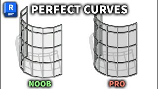 Create Perfectly Curved Curtain Walls In Revit Architecture 2024 [upl. by Abil]