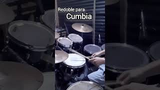 Redoble para Cumbia BateriaCristiana cumbia drums tutorial musica drummer youtubeshorts [upl. by Cha843]