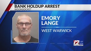 Woonsocket police arrest bank robbery suspect [upl. by Yusem]