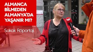 Almanca Bilmeden Almanyada Yaşanır mı  Sokak Röportajı [upl. by Arriec]