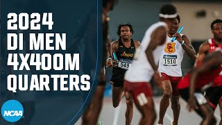 Mens 4x400 relays  2024 NCAA Outdoor Track and Field East and West Quarterfinals [upl. by Bruner107]