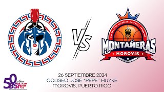 Atenienses de Manatí vs Montañeras de Morovis [upl. by Hpeosj]