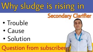 Why Sludge is Rising in secondary Clarifier  poor settling problem  ETPKnowledgeJunction [upl. by Also642]