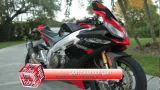 Aprilia RSV4 Factory Review Walk Around [upl. by Zurc]