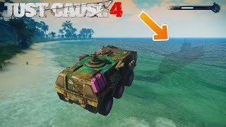 JUST CAUSE 4 JE RECHERCHE UN SECRET  NOUVEAUX VEHICULES [upl. by Ahsineg]