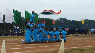 Hockey chak de India Acharya Nagarjuna University choreography by klmanikanta [upl. by Adeuga]