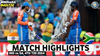 India vs South Africa 4th T20 Highlights  India vs South Africa  IND vs SA 4th T20 Highlights 2024 [upl. by Finbar]