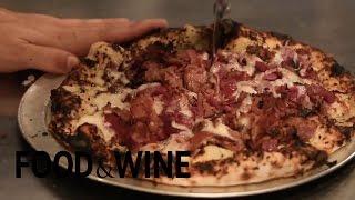 Katzs Deli Pastrami Pizza From Speedy Romero  Hungry Yet  Food amp Wine [upl. by Airalav491]